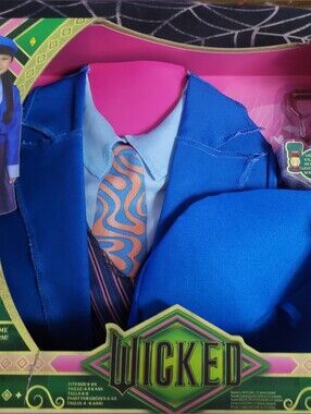 Wicked Blue Shiz School Uniform Costume Set for Kids